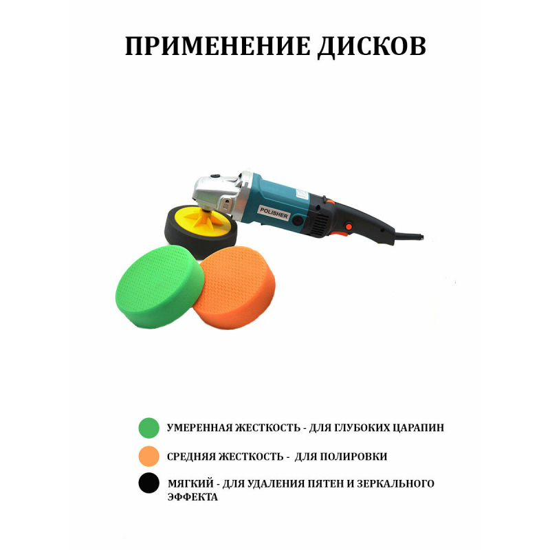 Набор кругов для полировки поверхностей