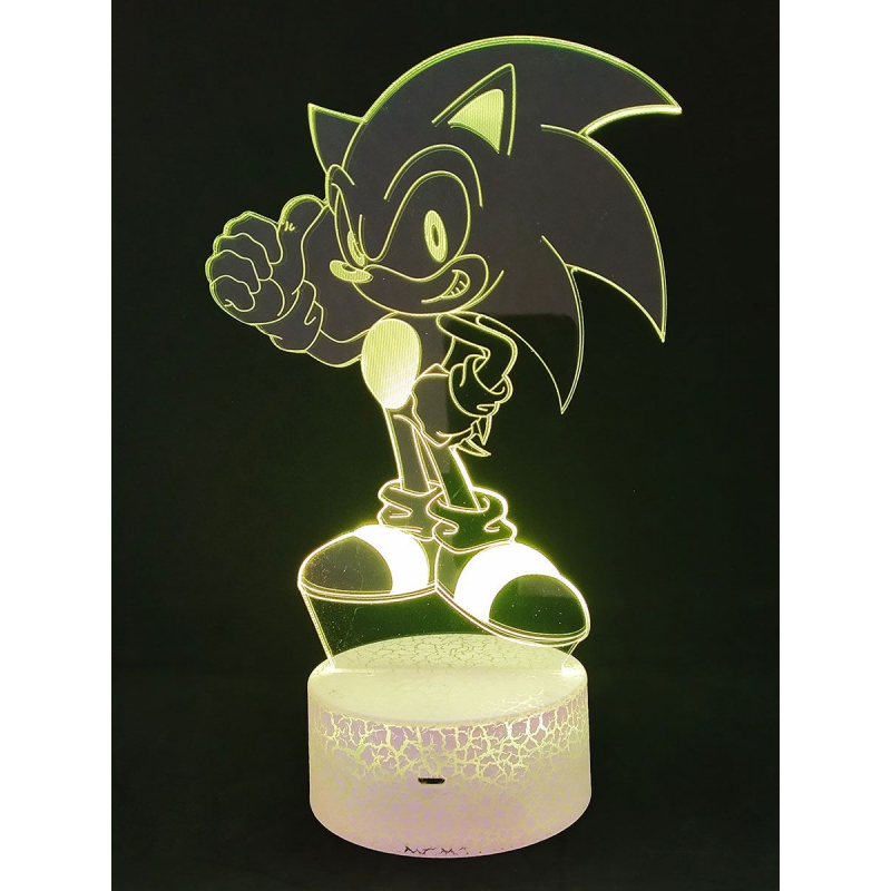 Детский 3D ночник Sonic