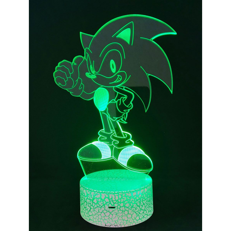 Детский 3D ночник Sonic