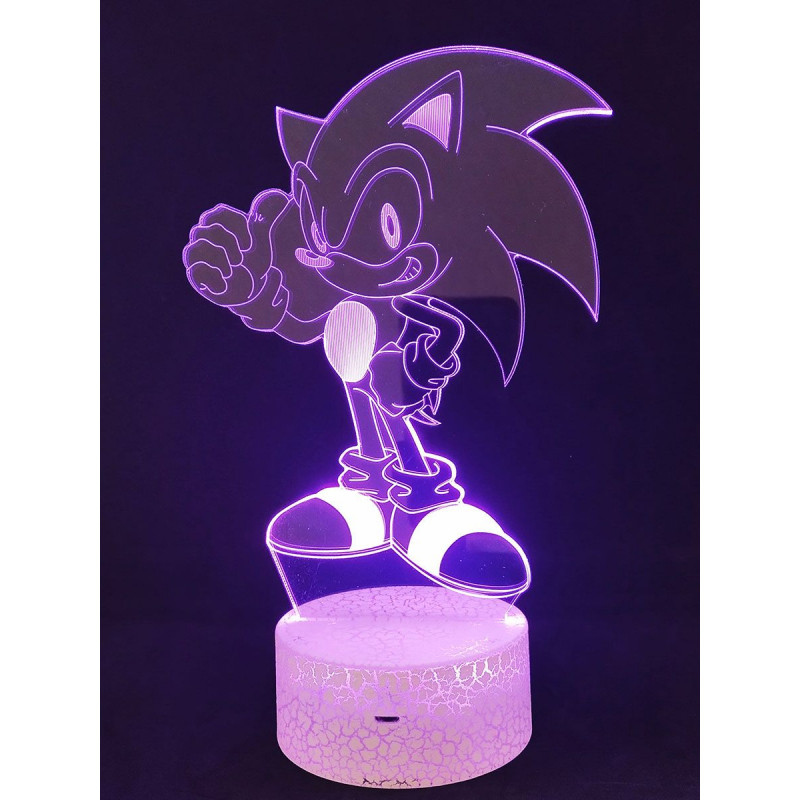 Детский 3D ночник Sonic